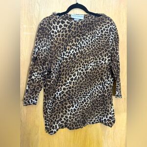 Jessica Howard Leopard Print Sweater